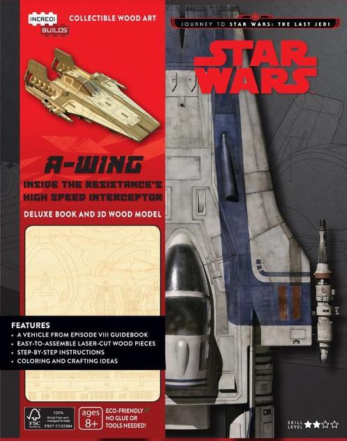 A-wing Deluxe Boek met houtmodel 9789047624271 Star Wars, Livres, Livres pour enfants | Jeunesse | 10 à 12 ans, Envoi