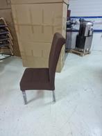 Restpartij!! Horeca zeer solide nieuwe stoelen bruin alumini, Ophalen of Verzenden, Nieuw in verpakking