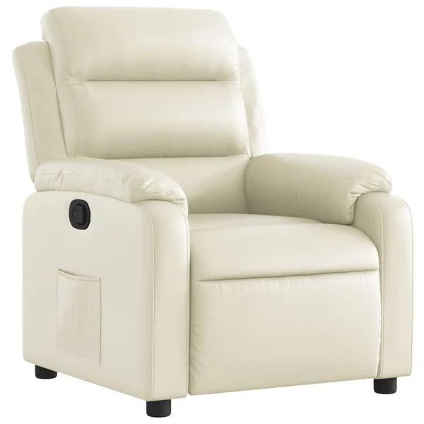 Fauteuil Kunstleer Creme | Retour Deal | 35% Korting NU!, Maison & Meubles, Fauteuils, Envoi