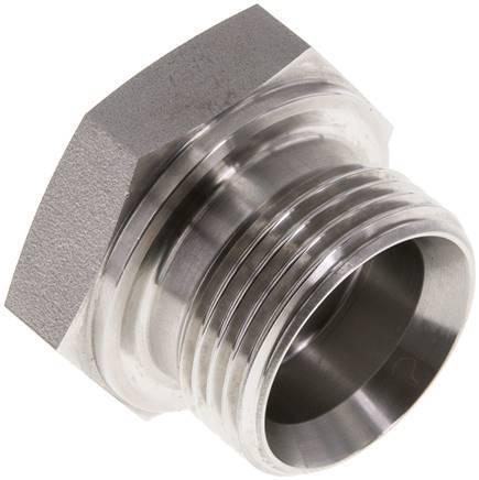 Plug G1'' RVS met Buitenzeskant 60° Conus 150bar Hydrauliek, Doe-het-zelf en Bouw, Overige Doe-Het-Zelf en Bouw, Verzenden