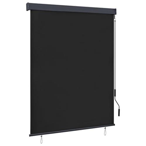 Rolgordijn Buiten 140x250 Antraciet | Retour Deal | 40% K..., Huis en Inrichting, Stoffering | Gordijnen en Lamellen, Grijs, Nieuw
