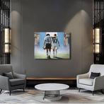 Canvas Fit - Alberto Ricardo - Messi & Maradona: el abrazo, Nieuw