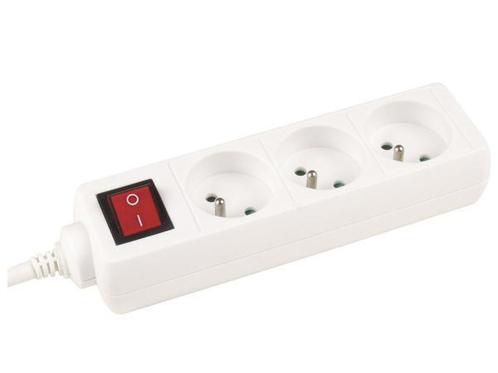 Veiling - 2x Perel stekkerdoos 3-voudig met schakelaar 1,5m, Doe-het-zelf en Bouw, Elektriciteit en Kabels, Nieuw