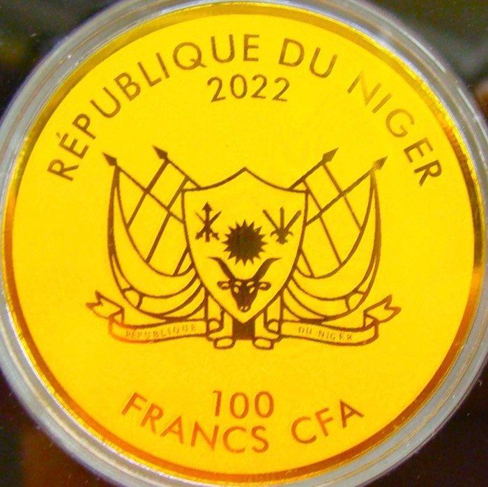 Niger. 100 Gold Francs 2022 20 Dollars 1933 Double Eagle, Postzegels en Munten, Munten | Europa | Niet-Euromunten