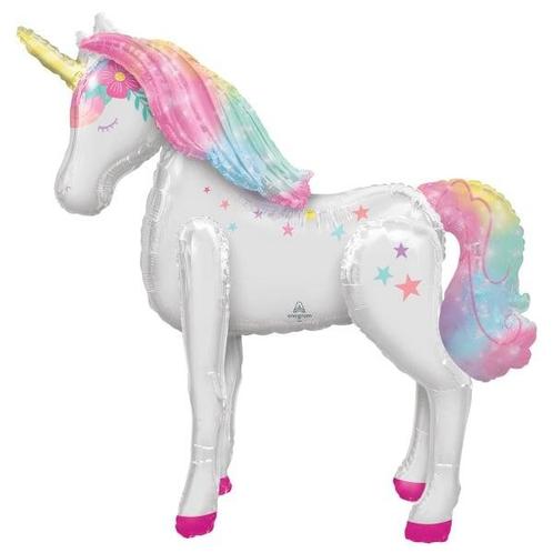Unicorn Airwalker 1,16m, Hobby en Vrije tijd, Feestartikelen, Nieuw, Verzenden