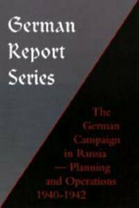 German Report Series: German Campaign in Russia. Press,, Boeken, Overige Boeken, Zo goed als nieuw, Verzenden