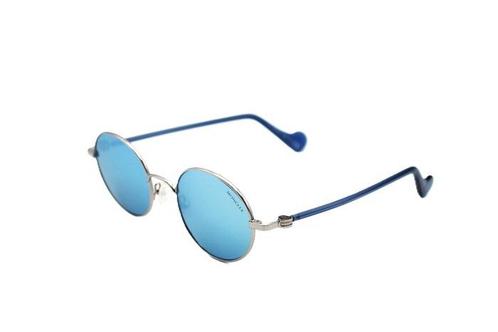 Moncler - ML0057 14X - Exclusive Round Design & Silver Metal, Handtassen en Accessoires, Zonnebrillen en Brillen | Dames
