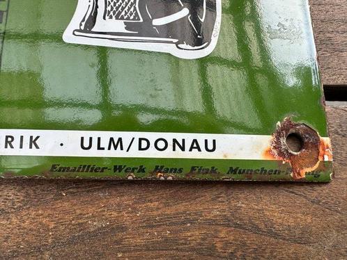 Walther - Enseigne en émail - P38 - Émail, Métal, Verzamelen, Militaria | Algemeen