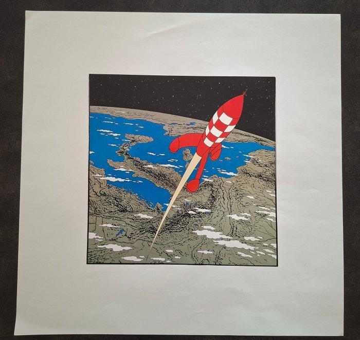 Tintin - 7 Planches On a marché sur la Lune de lémaillerie, Livres, BD