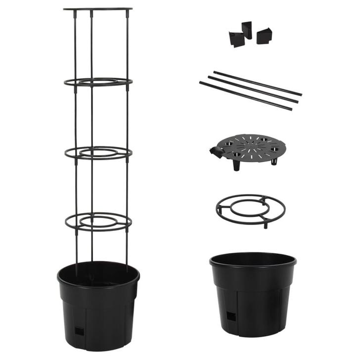 vidaXL Tomatenkweekpot ø29,5x115 cm polypropeen, Jardin & Terrasse, Pots de fleurs, Envoi