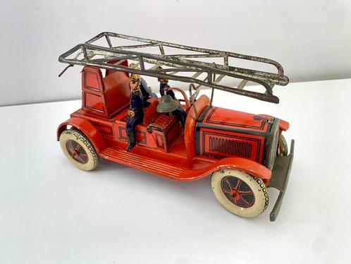 Greppert & Kelch - Blikken speelgoedauto - Fire Engine No., Antiek en Kunst, Antiek | Speelgoed