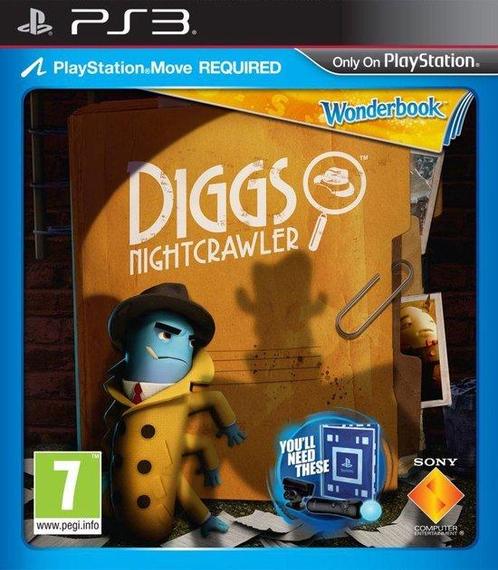 Wonderbook Diggs Nightcrawler (Playstation Move Only), Games en Spelcomputers, Games | Sony PlayStation 3, Zo goed als nieuw, Ophalen of Verzenden