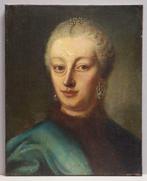 Oostenrijkse school (XVIII) - Ritratto dellimperatrice, Antiek en Kunst