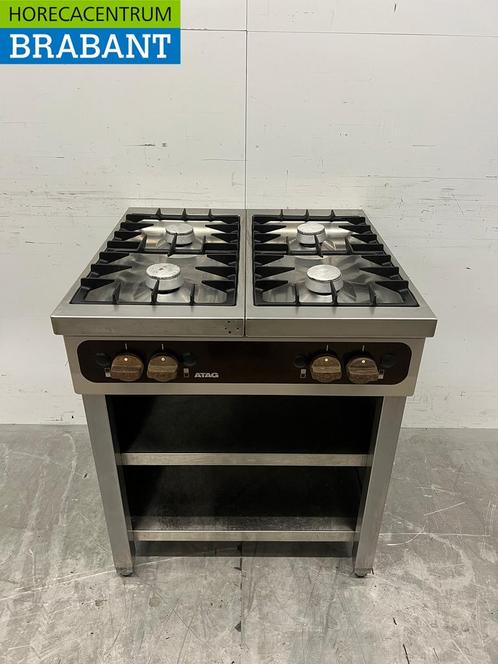 Acier inoxydable Atag Cuisinière 4 feux 70 cm Gaz naturel, Zakelijke goederen, Horeca | Overige, Verzenden