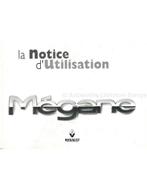 1999 RENAULT MEGANE INSTRUCTIEBOEKJE FRANS