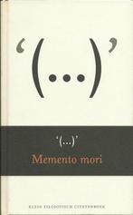 Memento mori klein filosofisch citatenboek 9789039108758, Zo goed als nieuw, Verkuylen, Verzenden