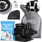 KESSER® Zandfilter - Zandfilterpomp - 10200L/u - Grijs, Doe-het-zelf en Bouw, Verzenden, Nieuw