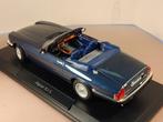 Norev 1:18 - Model coupé - Jaguar XJ-S Cabriolet 1988 Blue, Nieuw