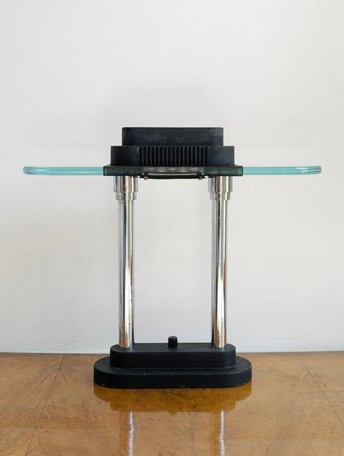 Robert Sonnemann - Tafellamp - Glas, Metaal - Memphis-stijl, Antiek en Kunst, Antiek | Verlichting