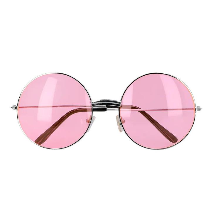 Roze Bril Hippie, Hobby en Vrije tijd, Feestartikelen, Nieuw, Verzenden