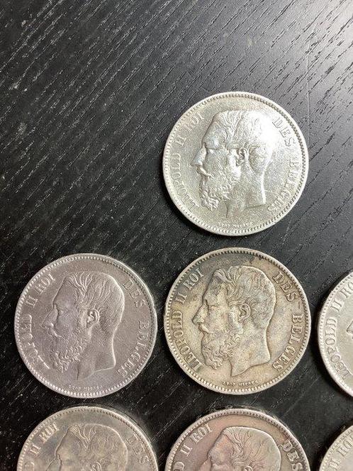België. Leopold II. 5 Francs 1867-1876 (Zonder Minimumprijs), Postzegels en Munten, Munten | Nederland