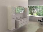 2-persoons badkamermeubel 120 cm hoogglans wit - I, Huis en Inrichting, Nieuw, Ophalen
