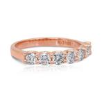 Zonder minimumprijs - Ring - 18 karaat Roségoud - 1.03ct., Nieuw