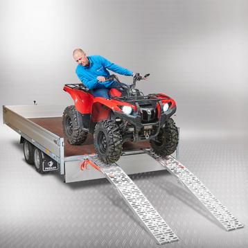 Datona Extra verstevigde aluminium oprijplaat opklapbaar -, Ophalen of Verzenden