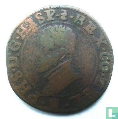 Spaanse Nederlanden - Zeeland 1 statenoord ND (1580-1587), Timbres & Monnaies, Monnaies | Europe | Monnaies non-euro, Envoi