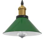 vidaXL Hanglamp in hoogte verstelbaar E27 Ø22 cm metaal, Verzenden, Nieuw