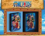 One Piece Luffy With Friends Verlicht Canvas 40 x 30 cm, Collections, Ophalen of Verzenden