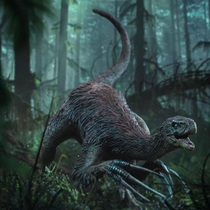 Jurassic World: Dominion Demi Art Scale Statue 1/20 Therizin, Verzamelen, Film en Tv, Ophalen of Verzenden