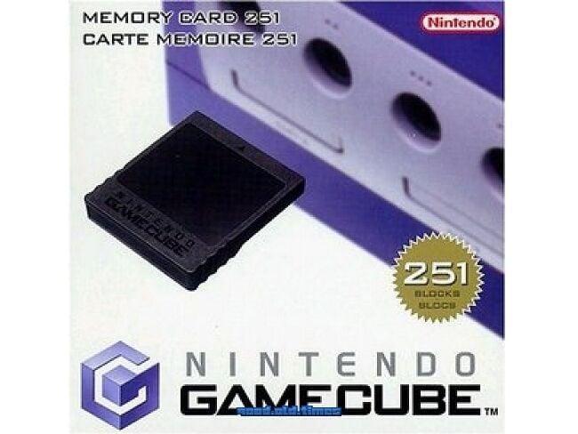 Gamecube Memory Card 251 Blocks Origineel in Doos, Games en Spelcomputers, Spelcomputers | Nintendo GameCube, Zo goed als nieuw