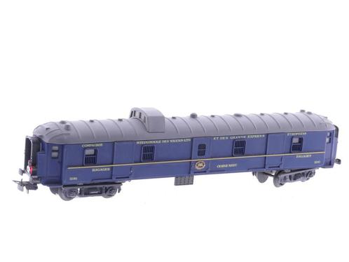 Schaal H0 Pocher 222 goederenwagen CIWL blauw 1290 #3749, Hobby & Loisirs créatifs, Trains miniatures | HO, Enlèvement ou Envoi