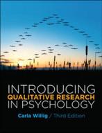 Introducing Qualitative Research In Psyc 9780335244492, Carla Willig, Carla Willig, Verzenden