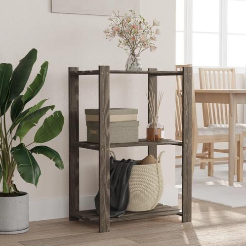 vidaXL Opbergrek 3-laags 60x38x90 cm massief grenenhout, Huis en Inrichting, Kasten | Stellingkasten, Nieuw, Verzenden