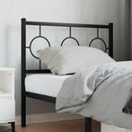 vidaXL Tête de lit métal noir 90 cm, Maison & Meubles, Neuf, Verzenden