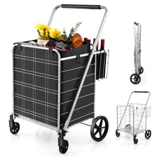 2dekans | Coast Opvouwbare Winkelwagen Boodschappenwagen, Audio, Tv en Foto, Foto | Cameratassen, Ophalen of Verzenden