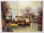 Alfred Sisley (1839-1899) - Bac sur le canal de saint Martin, Antiek en Kunst