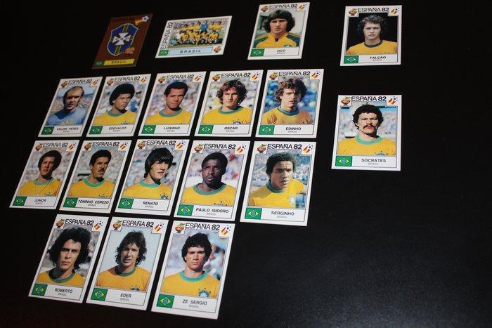 Panini World Cup Espaa 82 - Brasil Set - 18 Sticker -, Verzamelen, Stickers