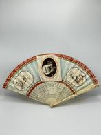 Rare Italian Hand Fan – circa 1800 – Chicken Skin Leaf –