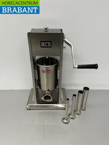 RVS Verticale vulbus stopbus worstvuller 3 liter Horeca, Ophalen of Verzenden