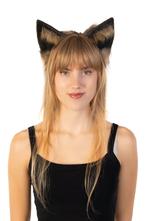 Haarband Furry Oortjes Zwart Bruin Kat Poes Vos Diadeem Dons, Kleding | Dames, Ophalen of Verzenden, Nieuw