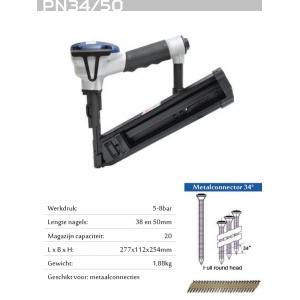 Kitpro basso pn34/50-a1 tacker nagelnietpistool op perslucht, Bricolage & Construction, Outillage | Autres Machines