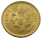 Mexico. 5 Pesos 1955 M Hidalgo