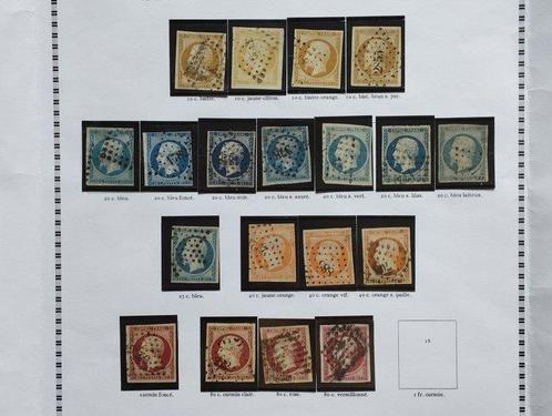 Frankrijk 1852/1860 - Schitterende Napoleon Empire Franc-set, Timbres & Monnaies, Timbres | Europe | France