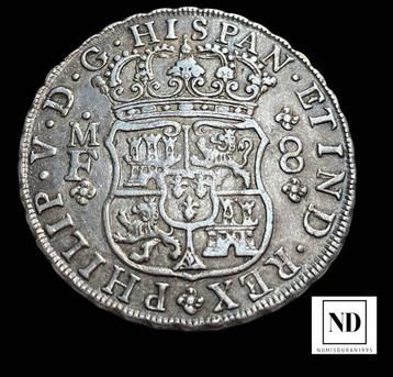 Koninkrijk Spanje. Felipe V. 8 Reales 1740 -México