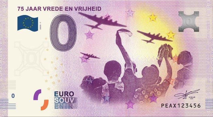 Nederland. O Euro Banknotes 2021 compleet (21 biljetten), Postzegels en Munten, Munten | Europa | Euromunten