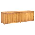 vidaXL Tuinbox 175x50x55 cm massief teakhout, Verzenden, Nieuw