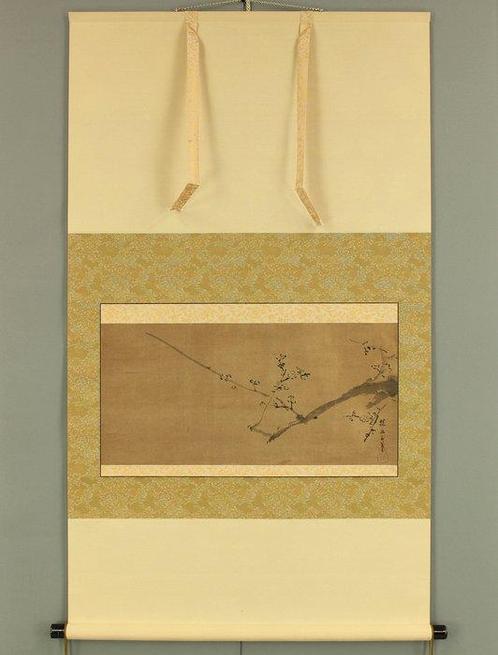 Suiboku Ink Old Plum (Blank Beauty) with Box - Attributed to, Antiek en Kunst, Antiek | Overige Antiek
